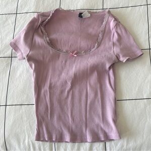 H&M - Pink T-Shirt